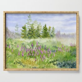 Wildflowers Impressions  Serving Tray