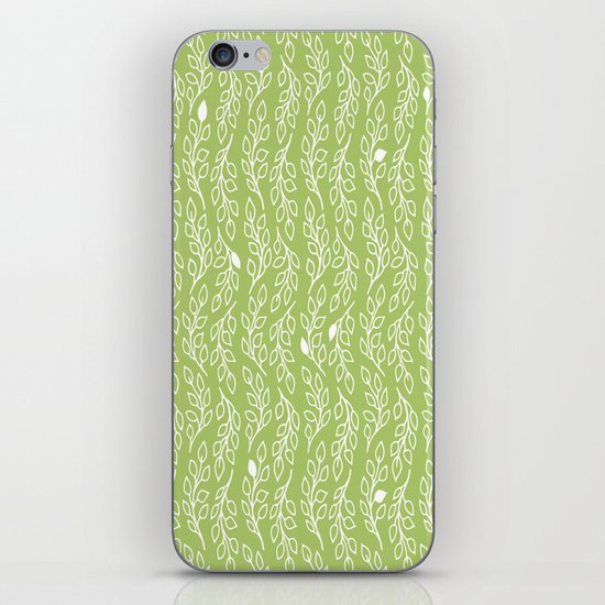 Pop Flowers Leaves iPhone & iPod Skin