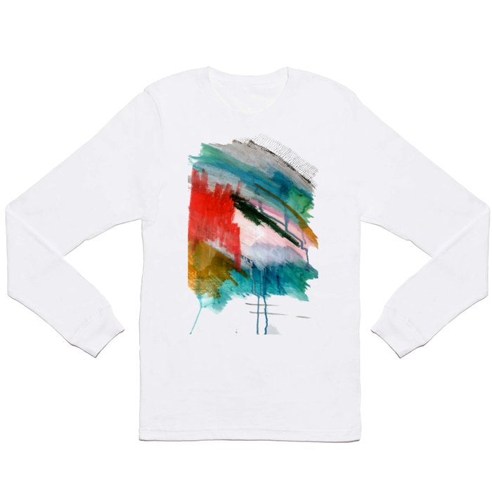 Happiness - a bright abstract piece Long Sleeve T Shirt