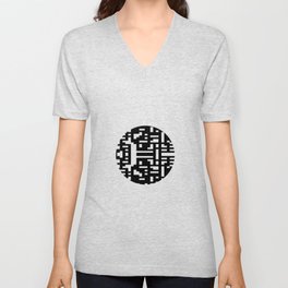 Maze Merge V Neck T Shirt