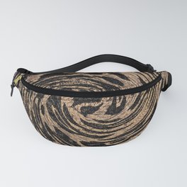 Animal Magnetism Black and  Brown 2 Fanny Pack