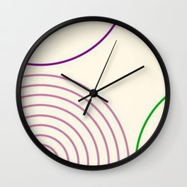 Motif circulaire Wall Clock