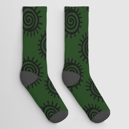Shamanic healing symbol pattern 5 Socks