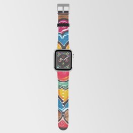 flower and water,plants,modern art,colorful Apple Watch Band