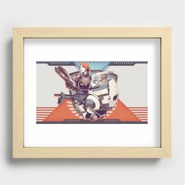 Mass Effect : Shep & Garrus v.2016 Recessed Framed Print