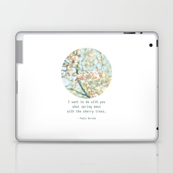 What the spring does to cherry trees Laptop & iPad Skin