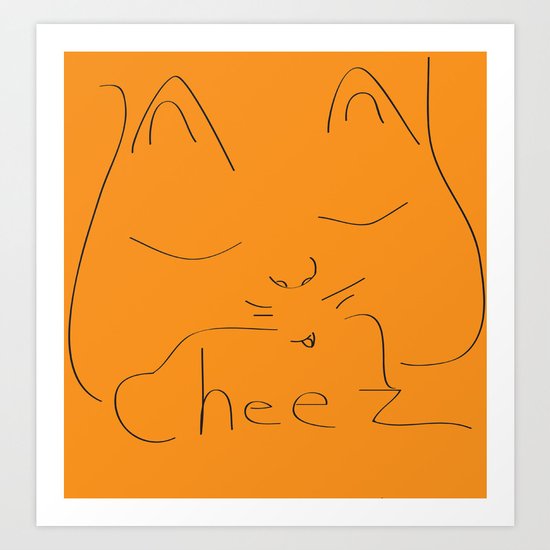 Kitty Kat Art Print