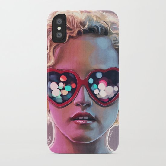 Electrick Girl iPhone Case
