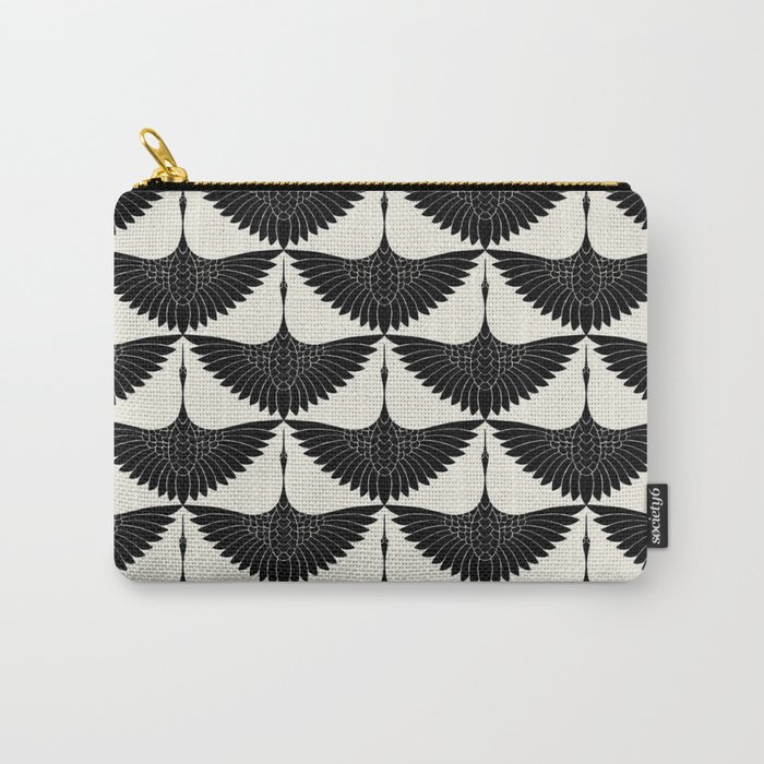 CRANE DESIGN - pattern - Black and White Tasche CRANE DESIGN - pattern - Black and White Tasche