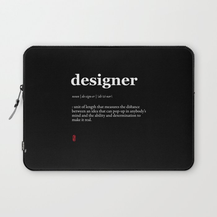 Designer (Black) Laptop Sleeve