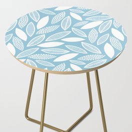 Natural Leaves_Blue Side Table