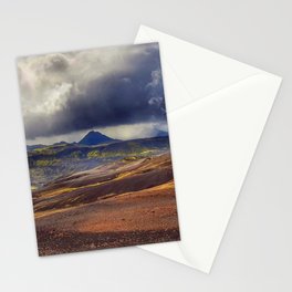Stormy Clouds over the Laugavegur Trail in Iceland Stationery Cards