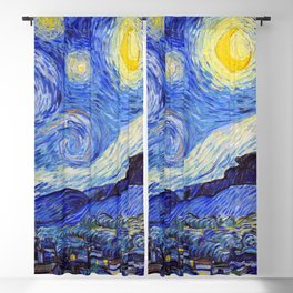 Vincent van Gogh “ Starry Night ” Blackout Curtain
