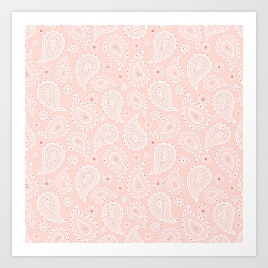 Paisley Pattern Art Print