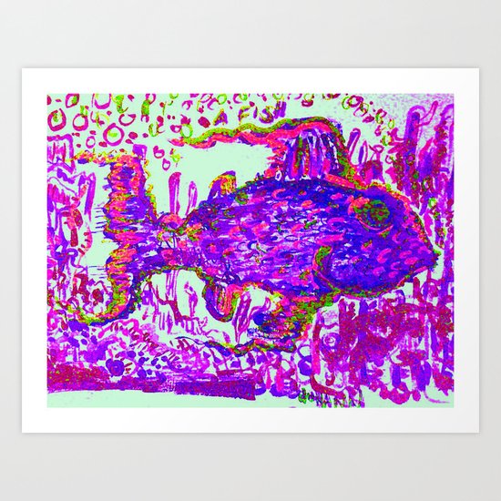 a f i s h Art Print