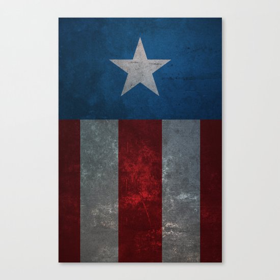 Captain America Canvas Print