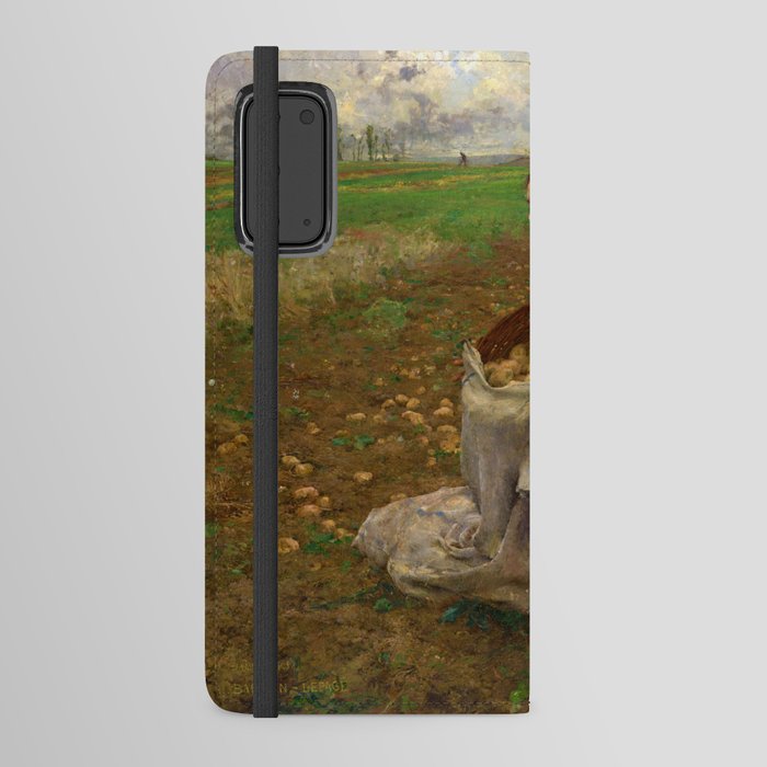 October by Jules Bastien-Lepage (1878) Android Wallet Case