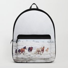 Winter Horses Backpack