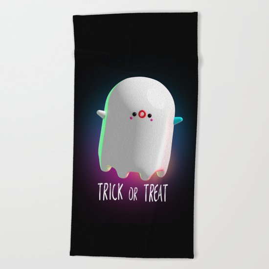 Spooky Ghost Beach Towel