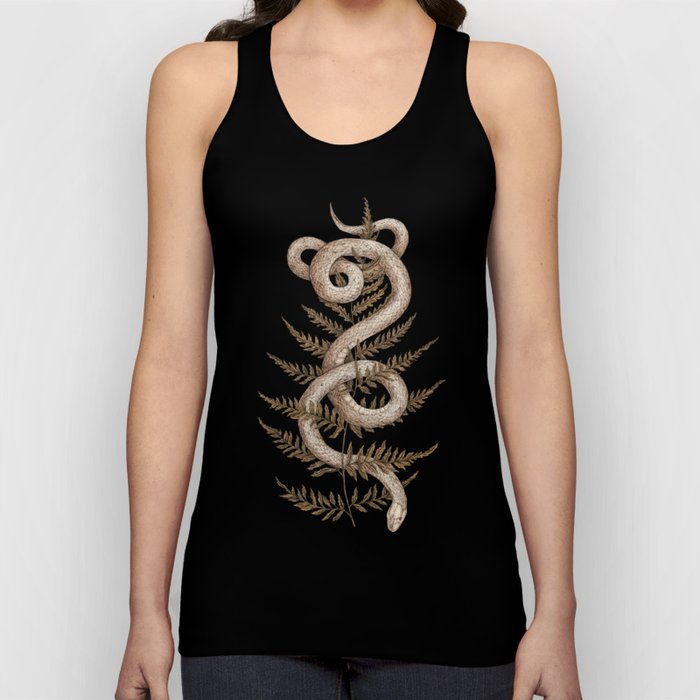The Snake and Fern Unisex Tanktop