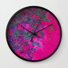 Fuchsia Dream Wall Clock