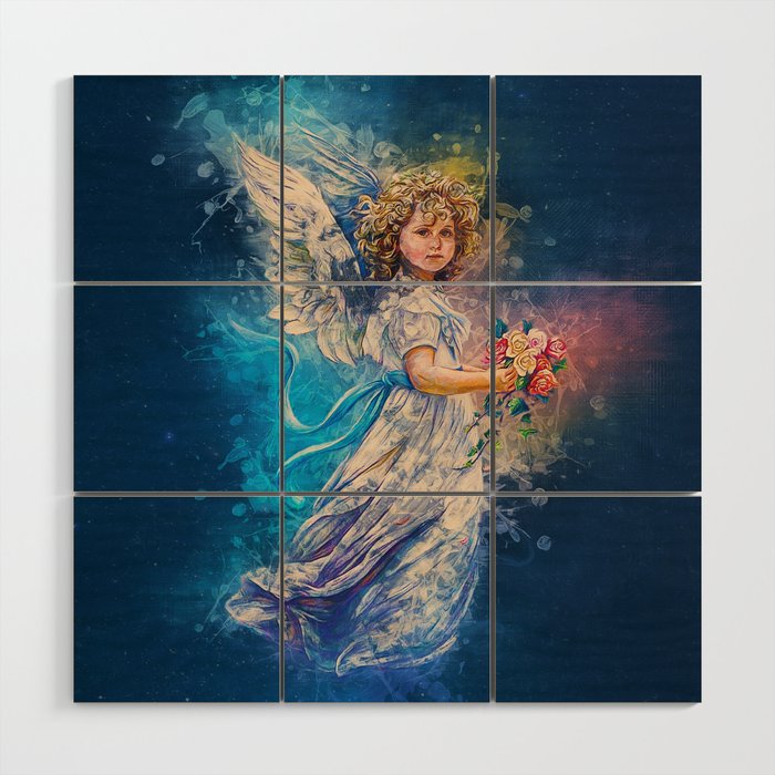 Guardian Angel Wood Wall Art