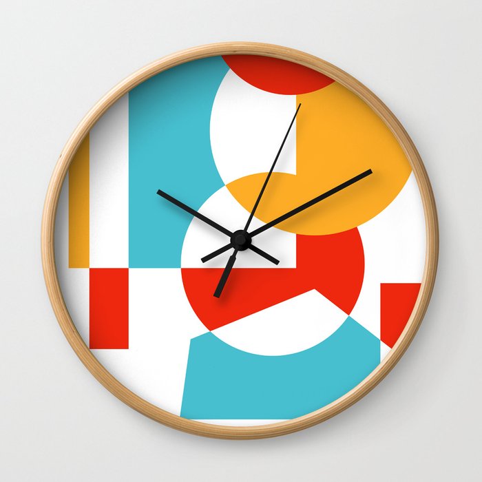 Modern Geometric Shape Artwork Wall Clock