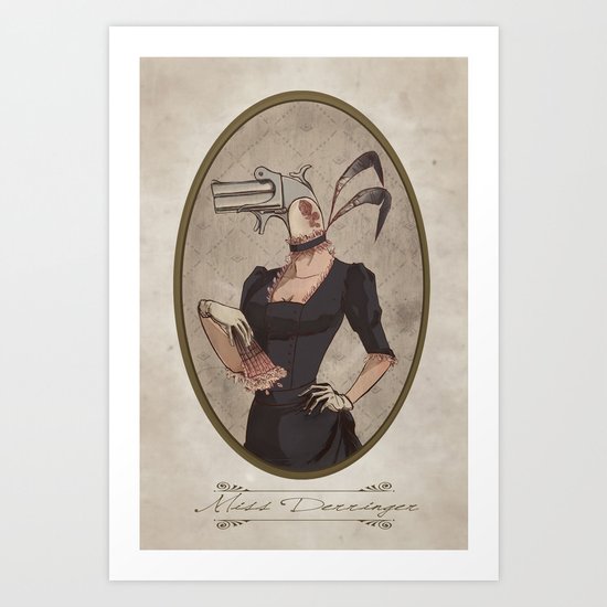 Miss Derringer Art Print