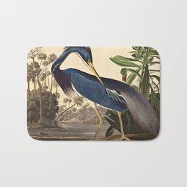 John James Audubon - Louisiana Heron Badematte | Christmas, Park, Bird, Cute, Sun, Wildlife, Happy, Beautiful, Beauty, Luxury 