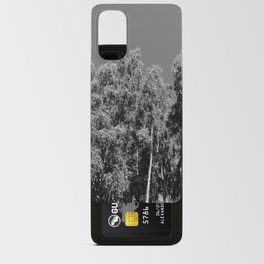 Birch Tree Heights in Black and White Android Card Case