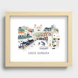 The best of Santa Barbara Recessed Framed Print