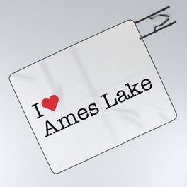 I Heart Ames Lake, WA Picnic Blanket