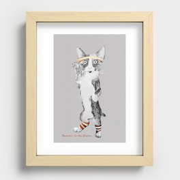 Sweatin' to the Oldies Recessed Framed Print