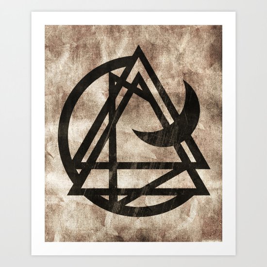 dos lunas Art Print