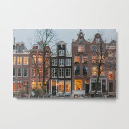 Early Evening in Amsterdam Metal Print | Amsterdam, Europetravel, Architecture, Adventure, Buildings, Modern, Photo, Amsterdamstreet, Europe, Travel 