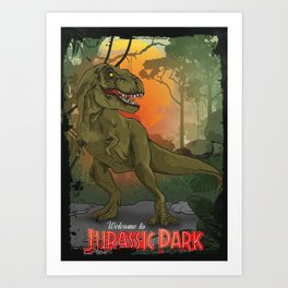 Jurassic Park | T-Rex Art Print