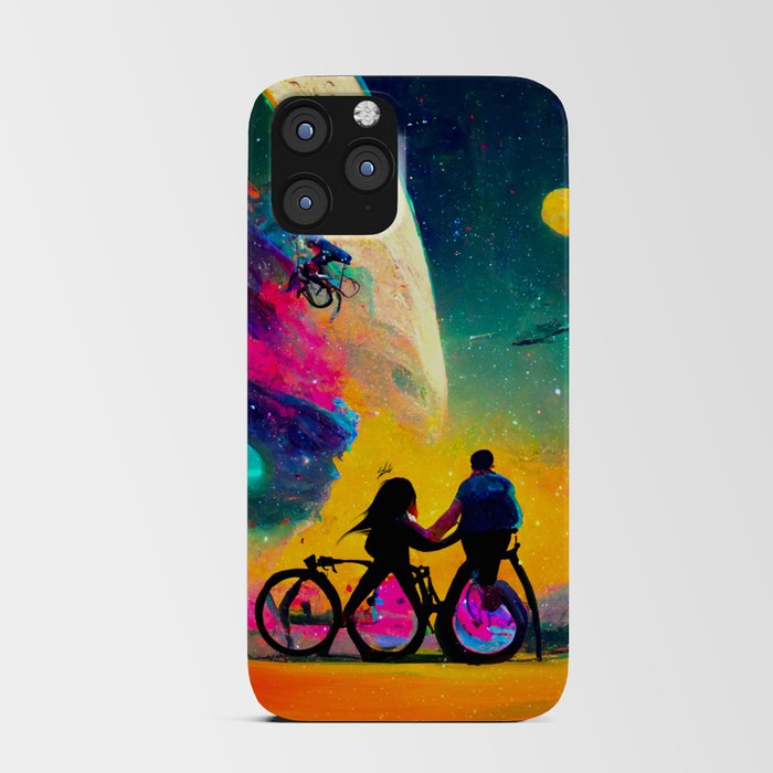 a bicycle in nowhere. iPhone Card Case