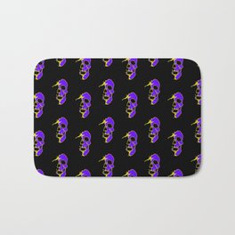 Skull - Purple Bath Mat