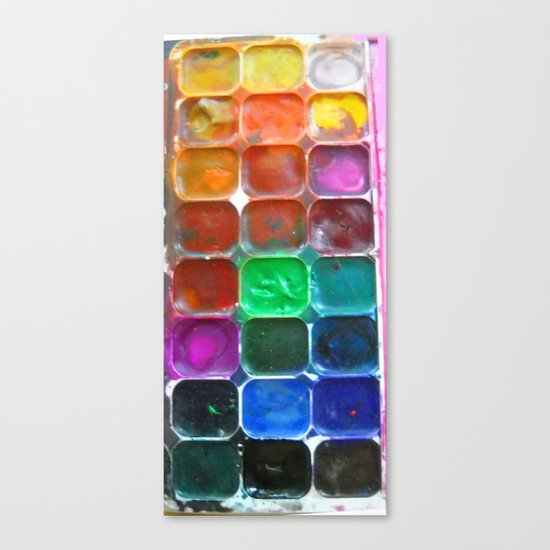 Watercolours Canvas Print