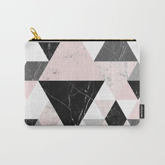 Triangle pattern modern geometric abstract ll Carry-All Pouch