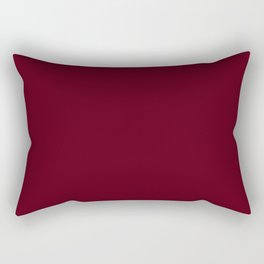 Classic Deep Burgundy Rectangular Pillow