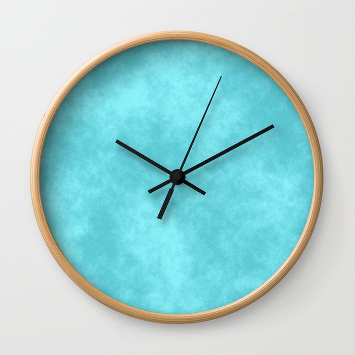 Blueberry Cotton Candy Wall Clock