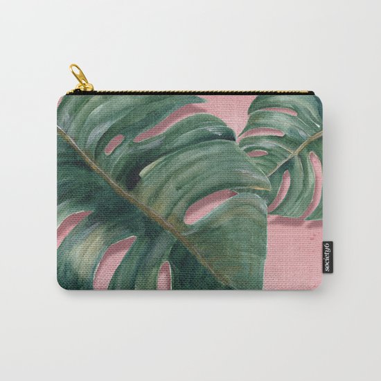 monstera leaf Carry-All Pouch