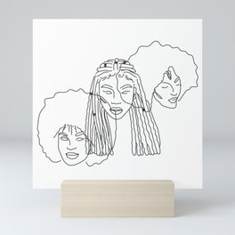 Afrocentric Beauty Mini Art Print