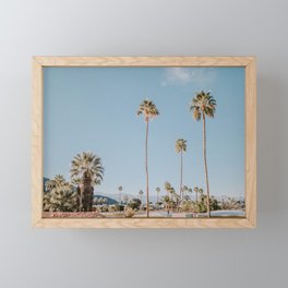 Palm Springs Skyline  Framed Mini Art Print