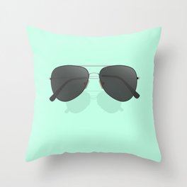 Aviator sunglasses Throw Pillow