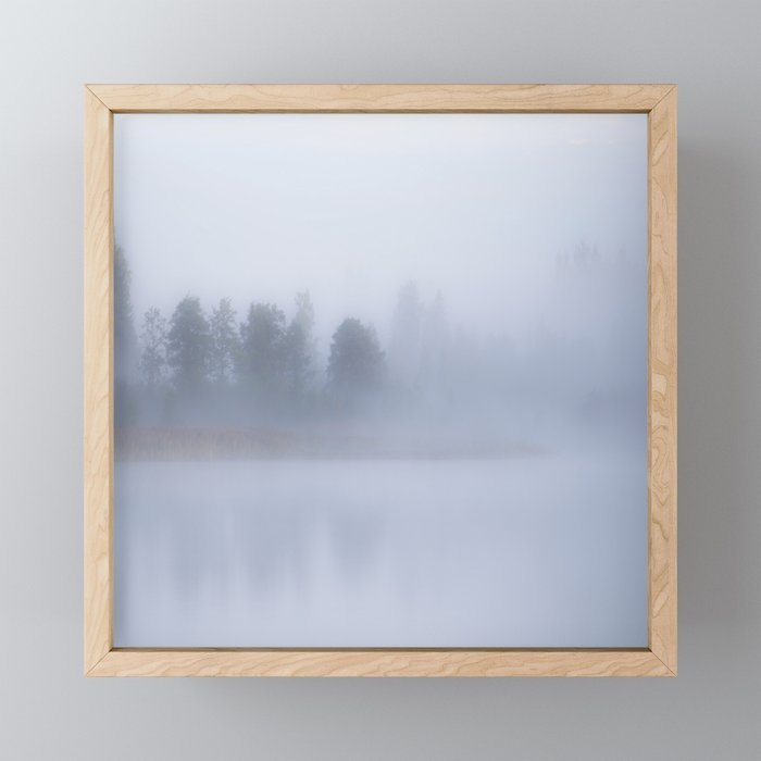 Foggy Morning #decor #society6 #buyart Framed Mini Art Print