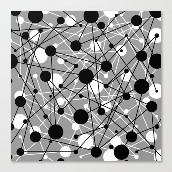 Molecular Madness Canvas Print