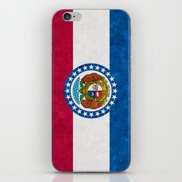 Missouri State Flag US Flags American Banner Standard Show Me State iPhone Skin