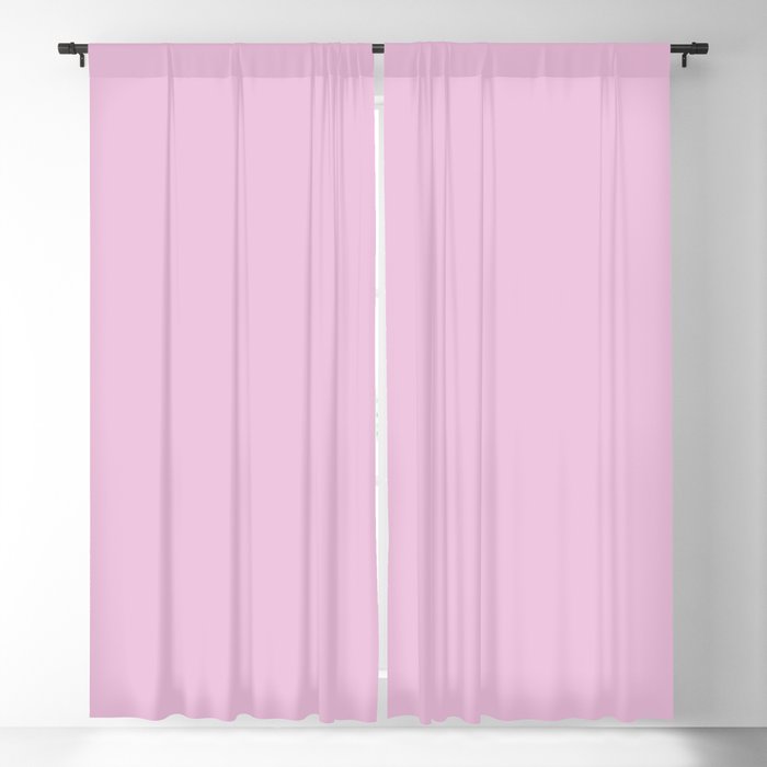 Pirouette Pink Solid Color PANTONE 14-3205 2022 Summer Trending Shade - Hue - Colour Blackout Curtain